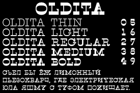 Font Oldita